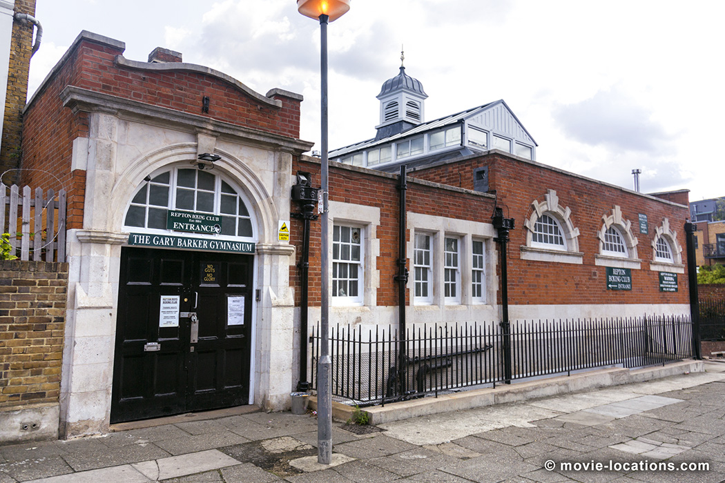 Lock, Stock and Two Smoking Barrels film location: Repton Boys Club, Cheshire Street, Shoreditch, London E2.