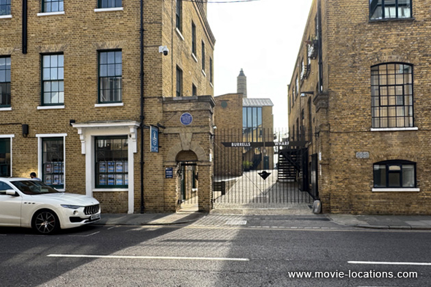 The Long Good Friday film location: Burrell's Wharf, Westferry Road, Isle of Dogs