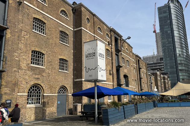 The Long Good Friday film location: London Museum Docklands, West India Dock, Docklands