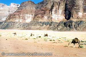 Lawrence of Arabia filming location: the cliffs of Wadi Rumm, Jordan