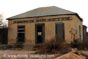 Judge Roy Bean's combination saloon, courthouse and opera house: the real Judge Roy Bean Visitor Center, Langtry, Texas
