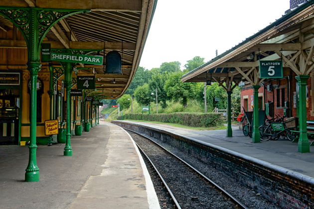Mahler film location: Horsted Keynes Railway Station, East Sussex