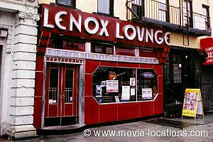 Malcolm X location: The Lenox Lounge, Lenox Avenue, Harlem, New York