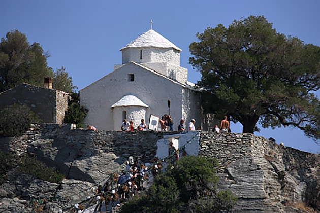 Mamma Mia filming location: Agios Ioannis Prodromos, Glossa, Skopelos