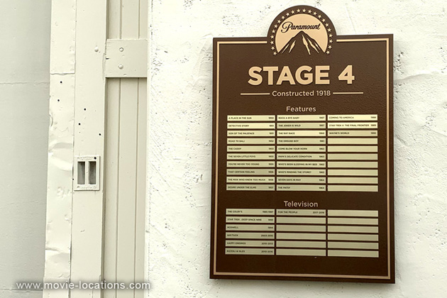 The Man Who Knew Too Much film location: Stage 4, Paramount Pictures, Melrose Avenue, Hollywood