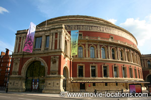 Connecting Rooms filming location: Royal Albert Hall, Kensington Gore, South Kensington, London<