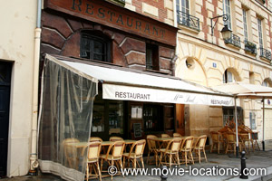 Me Before You filming location: Restaurant Paul, rue Henri Robert, Place Dauphine, Paris