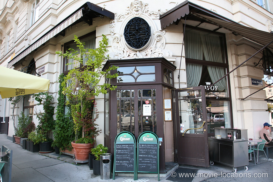 The Night Porter filming location: Cafe Savoy, Linke Wienzeile, Vienna