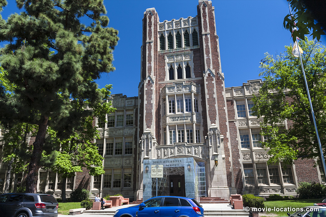 A Nightmare on Elm Street filming location: John Marshall High School, Tracy Street, Silverlake, Los Angeles