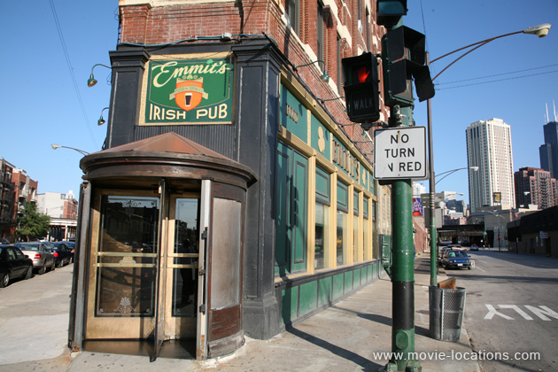 Ocean's Eleven film location: Emmit's Irish Pub, 495 North Milwaukee Aveue, Chicago