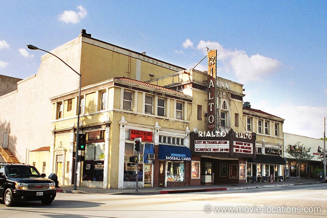 La La Land film location: Rialto Theatre, South Fair Oaks Avenue, South Pasadena
