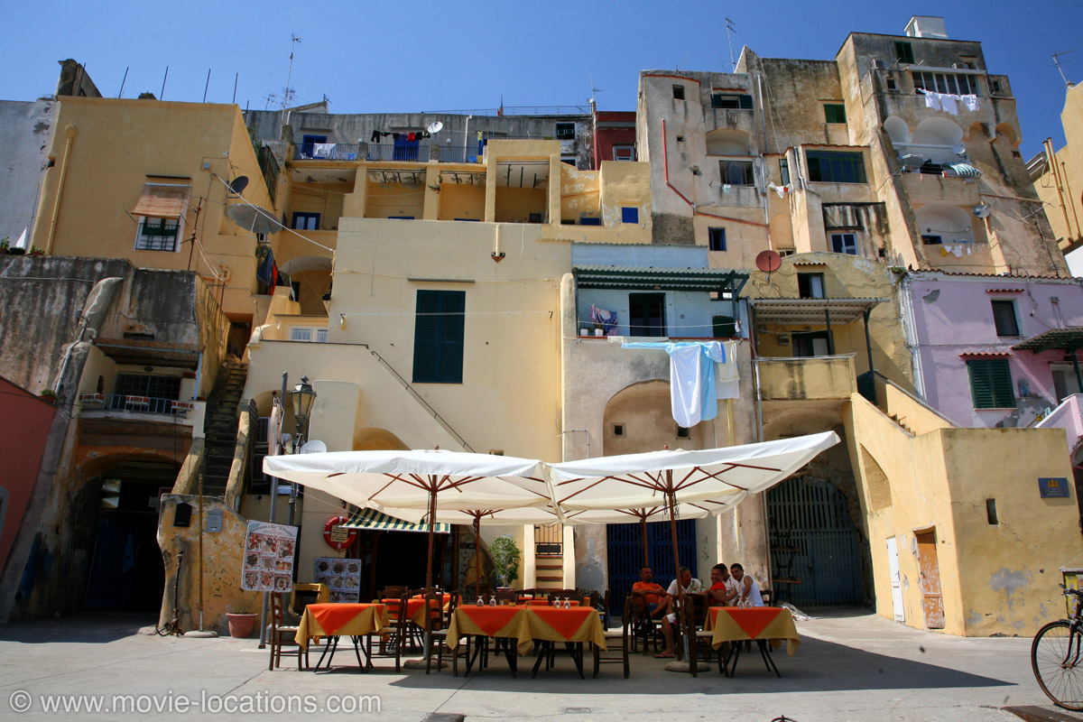 Il Postino filming location: Marina Corricella, Procida, Bay of Naples, Italy