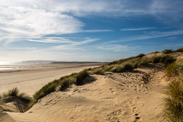 Pressure film location: Camber Sands, East Sussex