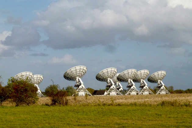 Project Hail Mary film location: Mullard Radio Astronomy Observatory, Lords Bridge, Cambridgeshire