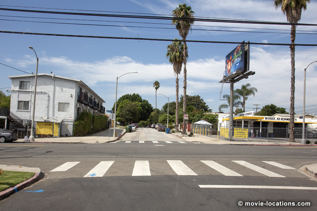 Pulp Fiction film location: Fletcher Drive, Glendale, Los Angeles