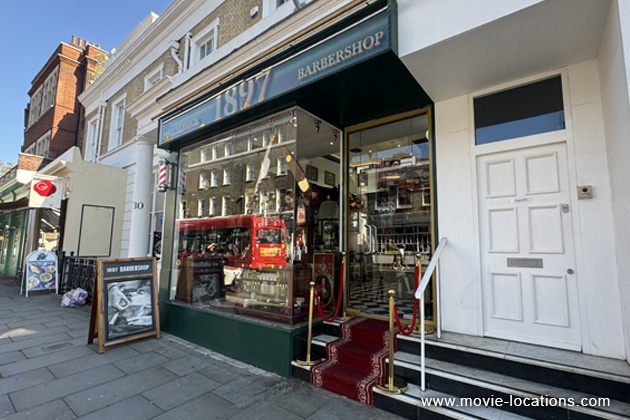 Repulsion film location: 1897 Barbershop, Thurloe Place, South Kensington, London SW7