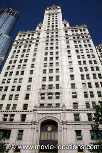 Road To Perdition film location: Wrigley Building, North Michigan Avenue, Chicago, Illinois