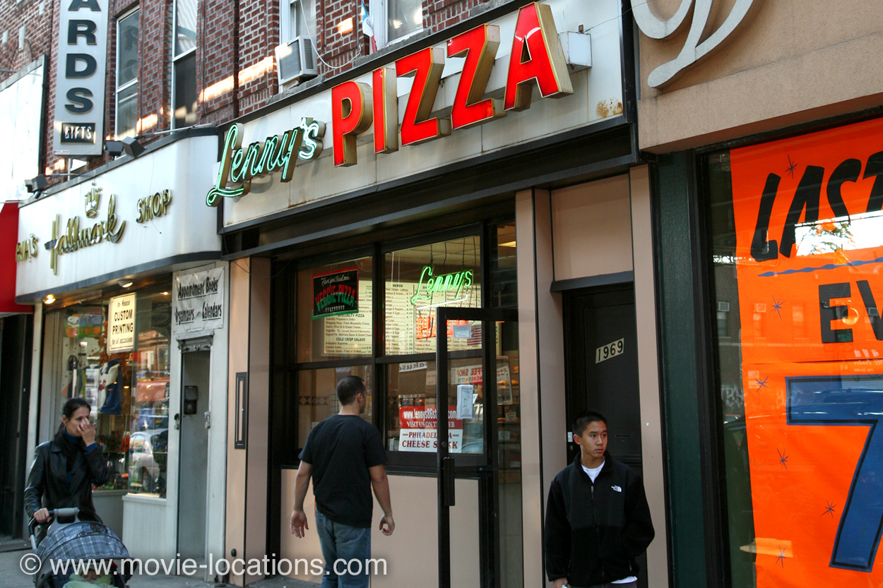 Saturday Night Fever location: Lenny's Pizza, 1969 86th Street, Bay Ridge, Brooklyn