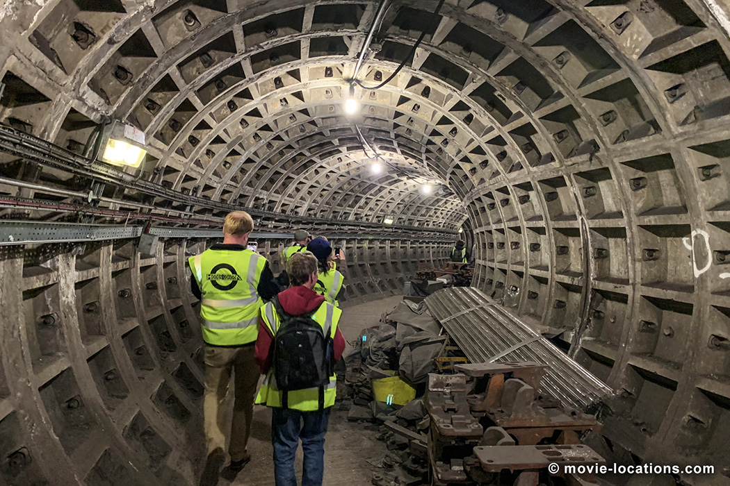 Skyfall film location: Service Tunnel, Charing Cross Undergound Station, London