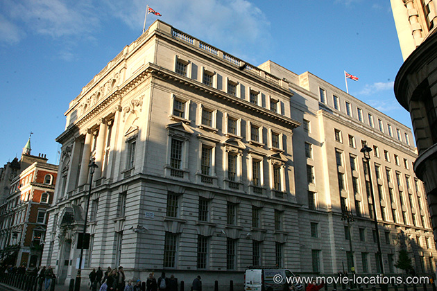 Skyfall film location: Department of Energy and Climate Change, Whitehall, Westminster, London