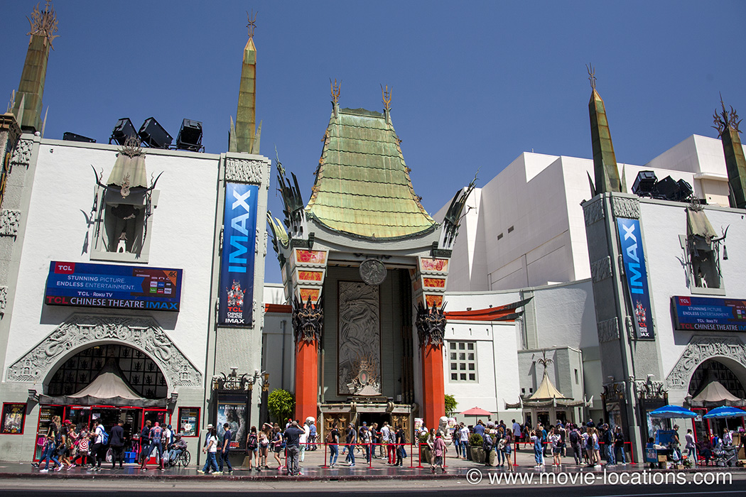 Saving Mr Banks film location: Grauman's Chinese Theatre, Hollywood Boulevard, Hollywood.