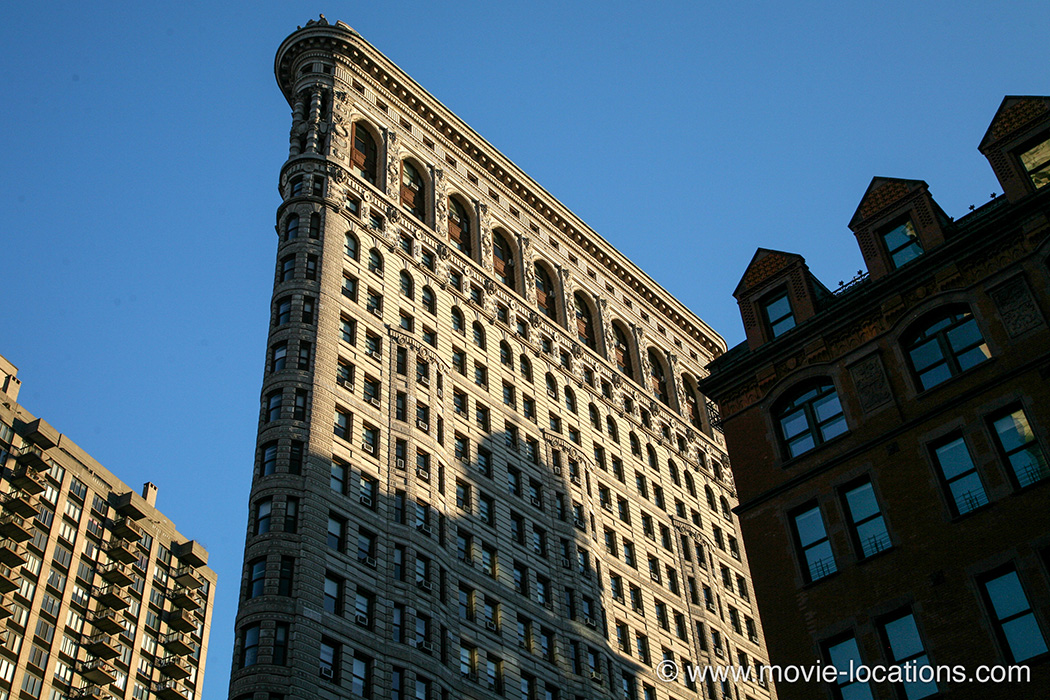 Spider-Man film location: the Flatiron Building,175 Fifth Avenue, New York