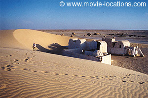 The Phantom Menace film location: the dunes of Chott el Gharsa, Tunisia