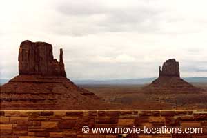 Easy Rider film location: The Mittens, Monument Valley, Arizona