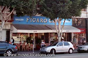 S.W.A.T. film location: Figaro Cafe, North Vermont Avenue, Los Feliz, Los Angeles