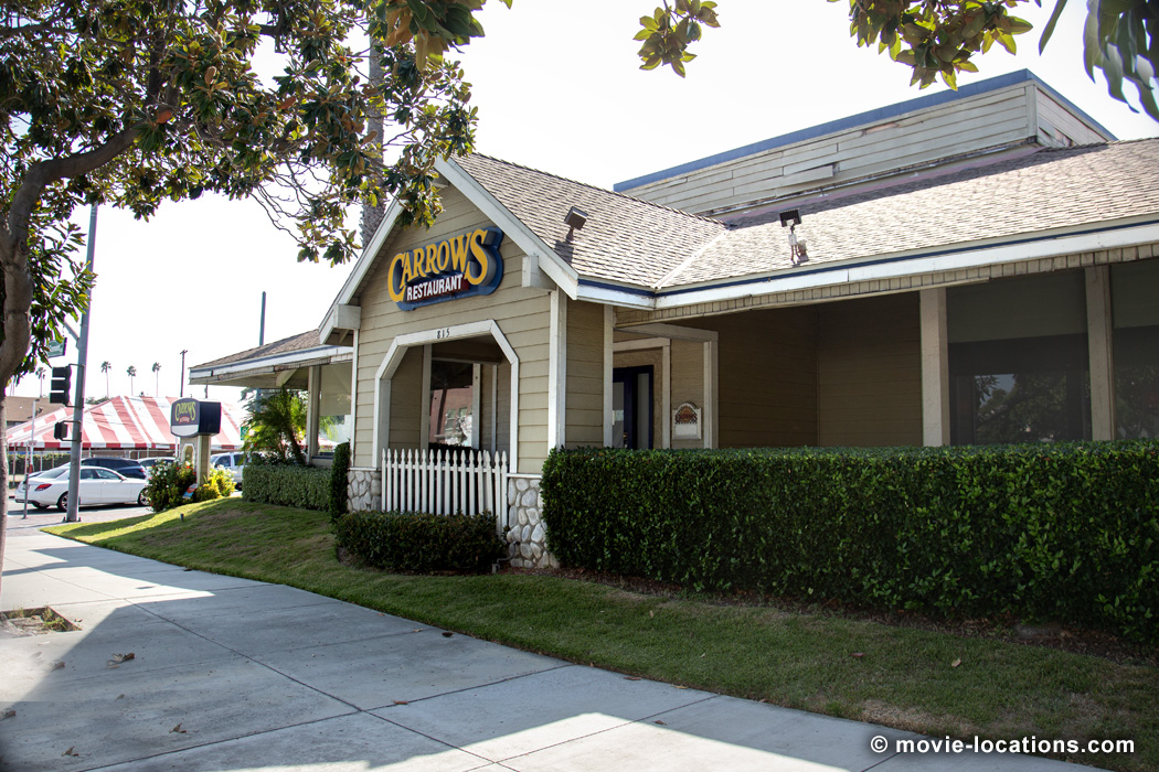 The Terminator location: Carrows Restaurant, South Fremont Avenue, Pasadena