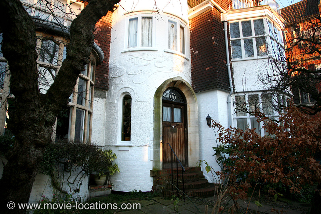 The Theory Of Everything filming location: Kidderpore Avenue, Hampstead, London NW3