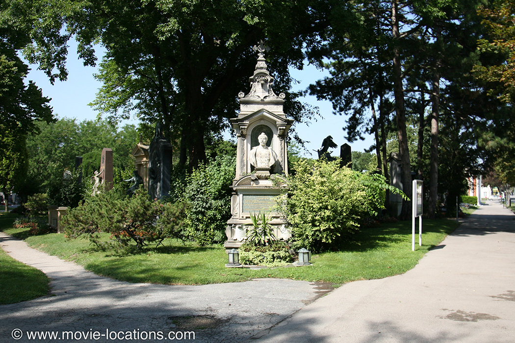 The Third Man filming location: Von Hess Memorial, Zentralfriedhof, Vienna, Austria