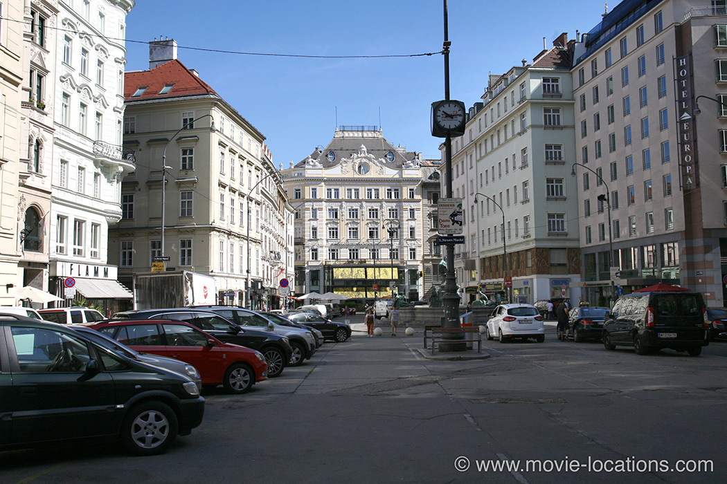 The Third Man filming location: Neue Markt, Vienna, Austria