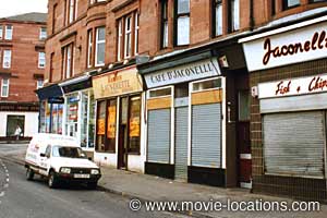 Trainspotting location: Cafe D'Jaconelli, Glasgow