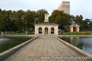 Wimbledon film location: Italian Gardens, Hyde Park, London