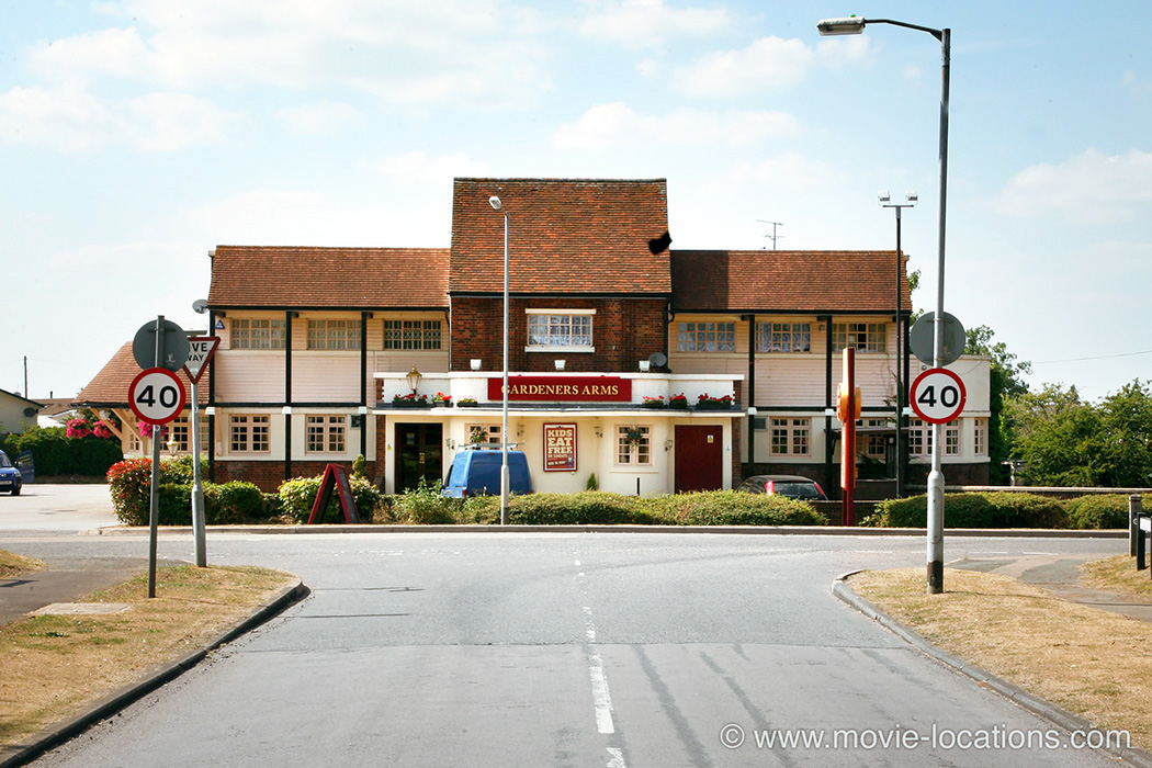 The World's End location: Gardeners Arms, Wilbury Hills Road, Letchworth Garden City