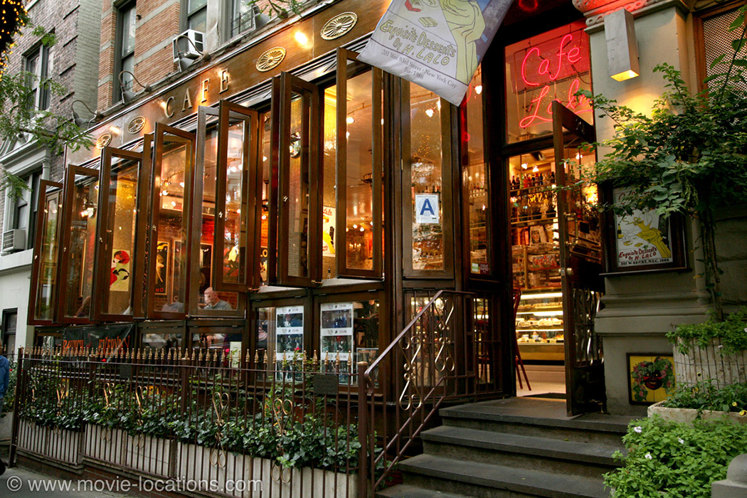 You've Got Mail filming location: Cafe Lalo, West 83rd Street, Upper West Side, New York